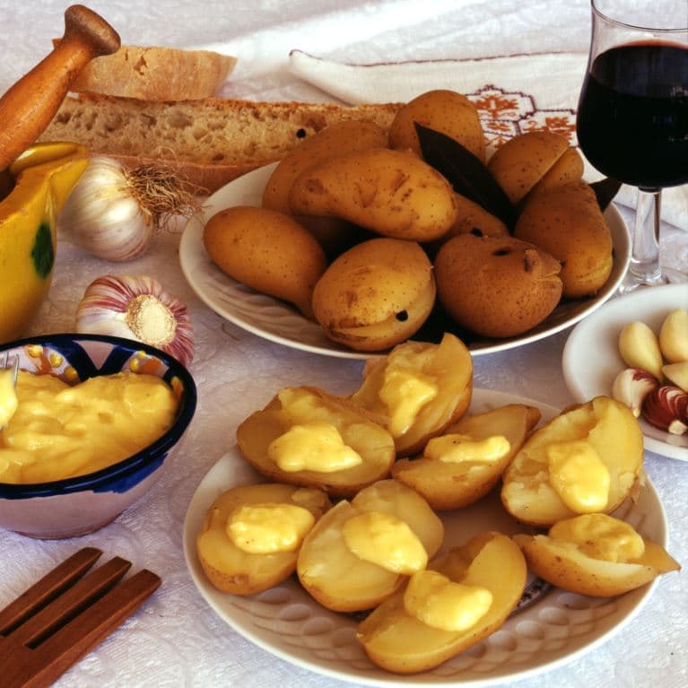 Patatas con ajo